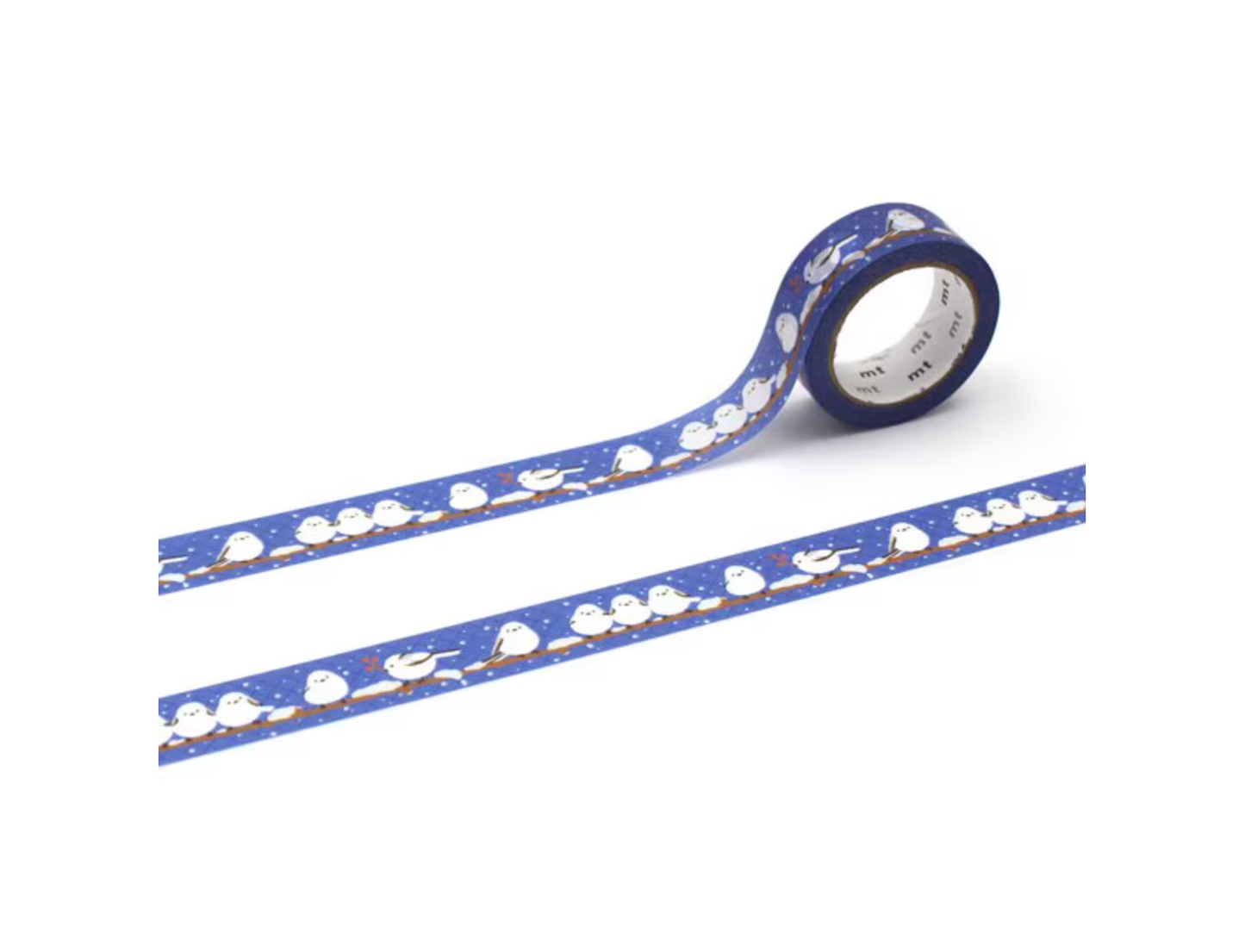 Long-tailed Tit (15mm × 7M) - mt ex / kamoi paper "washi" adhesive tape