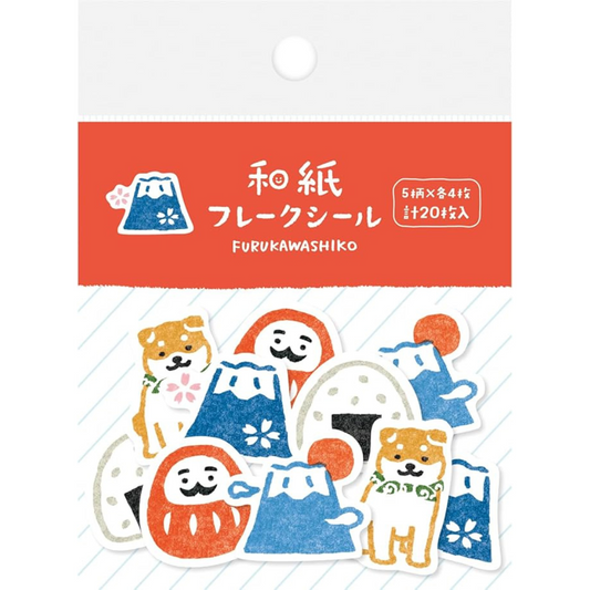 Nippon Washi Sticker - FURUKAWASHIKO